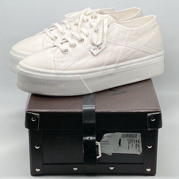 Alaia Superga 2740 Platform Canvas Sneaker - Picture 12 of 14